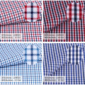 diseños de la última camisa de tela de algodón de alta calidad para hombres